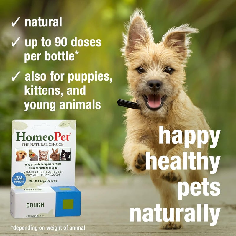 HomeoPet Cough Medicine for Pets - 15ml Natural Relief for Persistent Coughs - Image 4